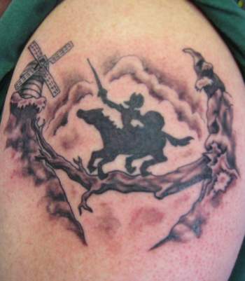 Looking for unique Khalil Rivera Tattoos?  Don Quixote tattoo